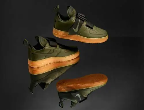 Оливковая резинка Nike Air Force 1 Utility Оливковая резинка Nike Air Force 1 Utility