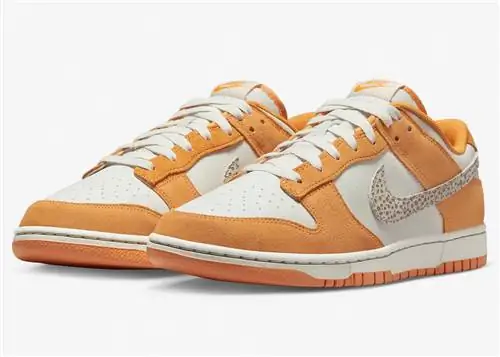 Nike Dunk Low Safari Swoosh Kumquat DR0156-800 Дата выпуска Nike Dunk Low Safari Swoosh Kumquat DR0156-800 Дата выпуска