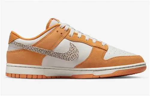 Nike Dunk Low Safari Swoosh Kumquat DR0156-800 Дата выпуска Nike Dunk Low Safari Swoosh Kumquat DR0156-800 Дата выпуска