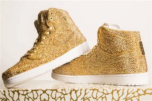 Air Jordan 1 Золотые кристаллы на заказ Air Jordan 1 Золотые кристаллы на заказ
