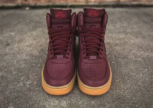 Nike Air Force 1 High Night темно-бордовый Nike Air Force 1 High Night темно-бордовый