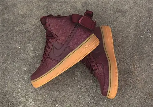 Nike Air Force 1 High Night темно-бордовый Nike Air Force 1 High Night темно-бордовый