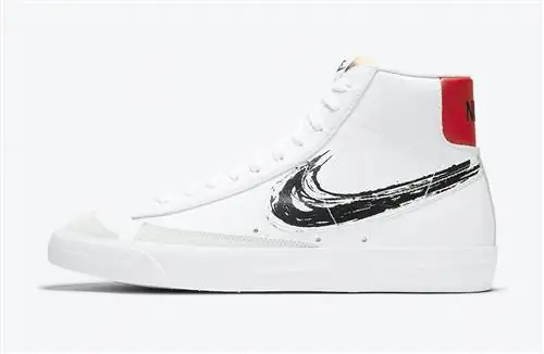 Nike Blazer Mid 77 Vintage Brushstroke Swoosh DC4838-100 Дата выпуска Nike Blazer Mid 77 Vintage Brushstroke Swoosh DC4838-100 Дата выпуска