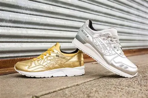 ASICS Gel Lyte III Silver Гель Lyte V Gold ASICS Gel Lyte III Silver Гель Lyte V Gold