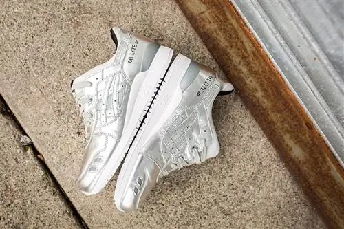 ASICS Gel Lyte III Silver Гель Lyte V Gold ASICS Gel Lyte III Silver Гель Lyte V Gold