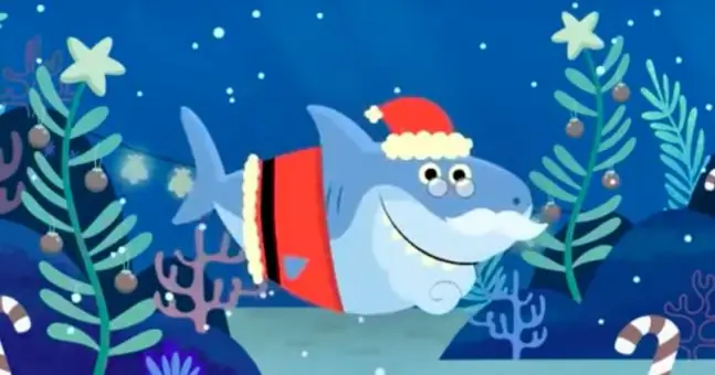 Теперь есть рождественская версия Baby Shark, и она навсегда застрянет у вас в голове
