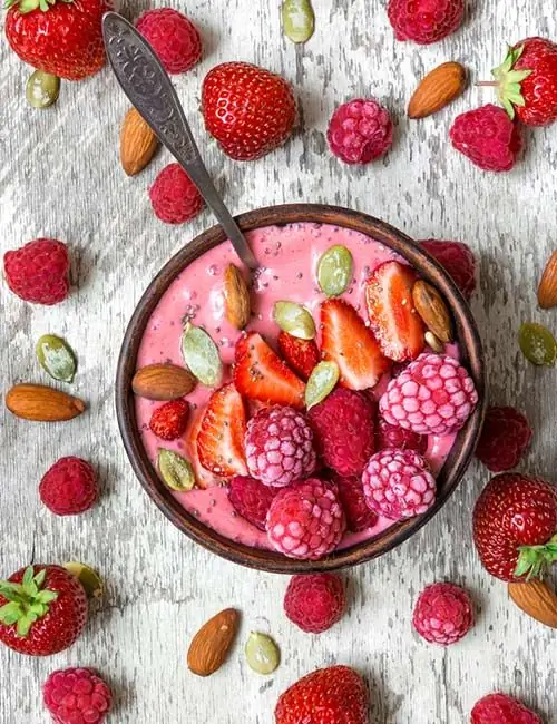 Chia Strawberry Shake - семена чиа для похудения