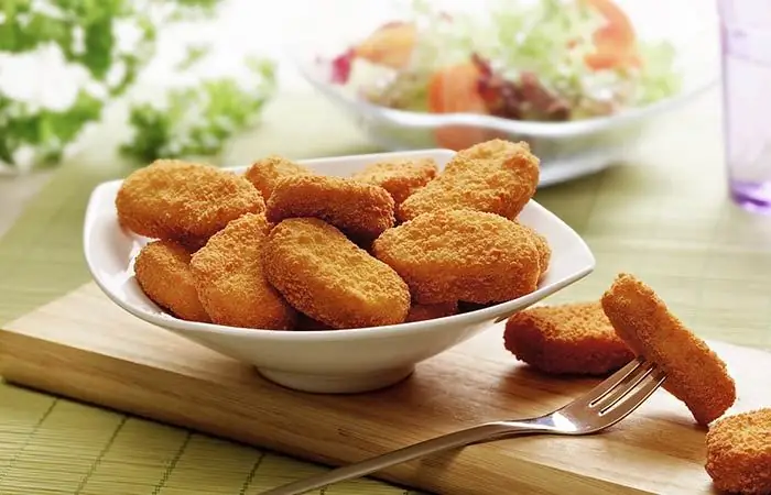 Рецепты куриных наггетсов - Куриные наггетсы в миндальной корке Рецепты куриных наггетсов - Куриные наггетсы в миндальной корке