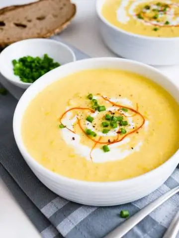 Кукурузный крем с карри